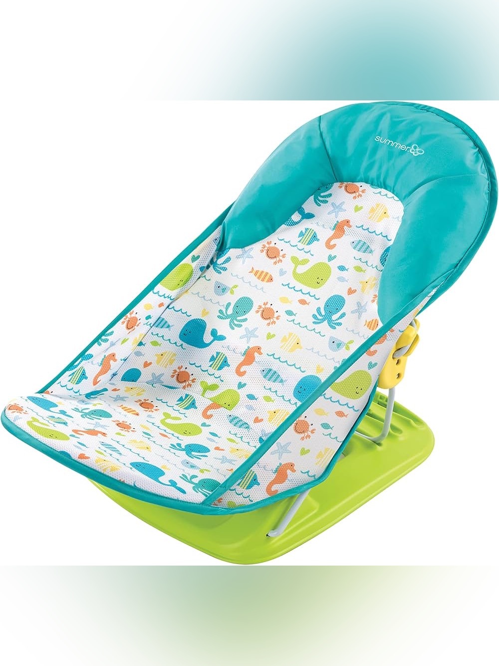 Summer Infant Aqua & Lime Ocean Print Baby Bather